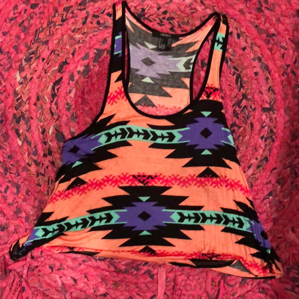 Aztec colorful tank